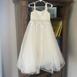 David’s Bridal Sparkle Organza Dress